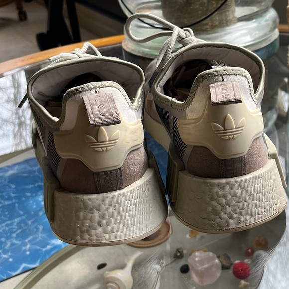 Adidas Black and Cream NMD Sneakers